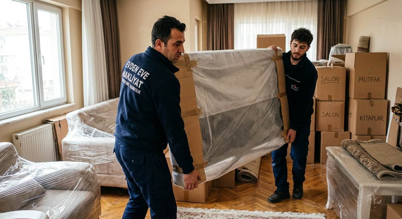 Beyaz Eşya Nasıl Taşınır? - Ahsap mobilyayi pencereden uzaklastirma