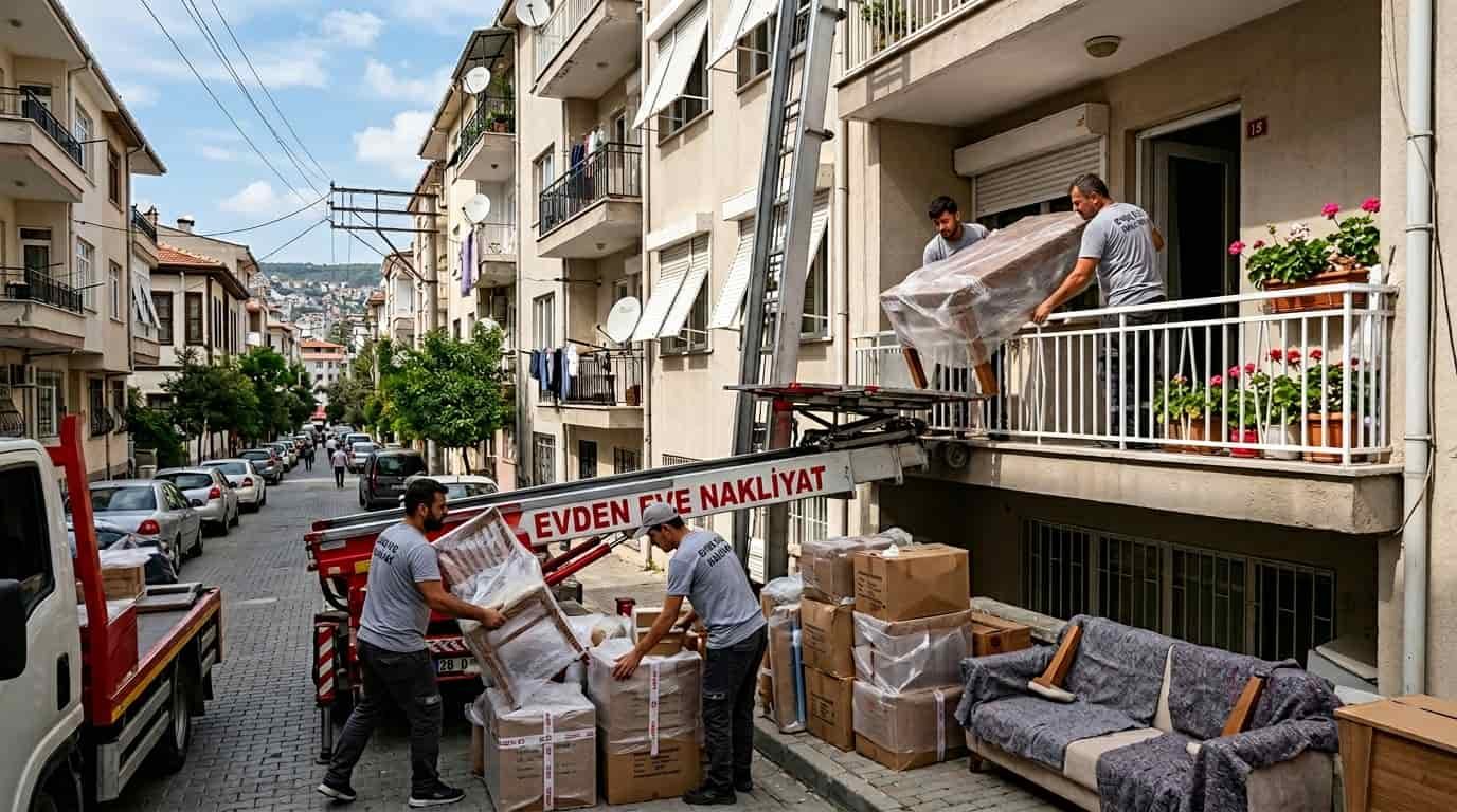 Kişiler Nakliye asansörlü evden eve taşıma